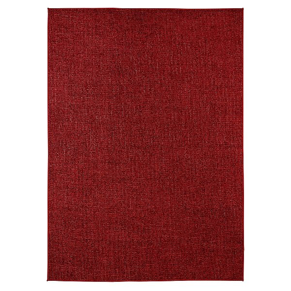Tapete Sala Antiderrapante Linen 06 Vermelho 2,50X3,00M