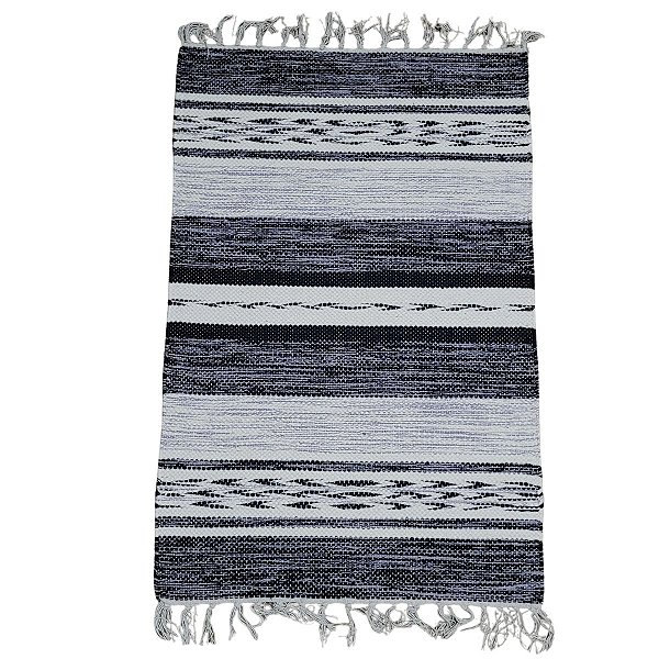 Tapete Indiano Kilim Raipur Cinza 0,60X0,90M