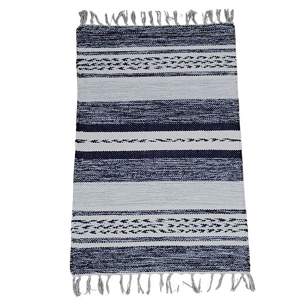Tapete Indiano Kilim Raipur Azul 0,60X0,90M
