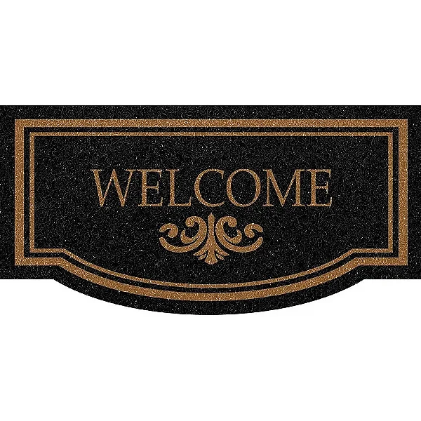 Capacho Porta Entrada Vinil Formas Welcome 0,30X0,70M Kapazi