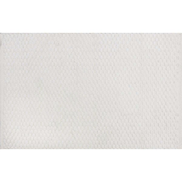 Tapete Indiano Banheiro Bliss Branco 0,50X0,80M Via Star