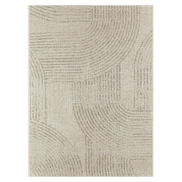 Tapete Sisal Eco-Nature Roat 87 Bege-Marrom 0,50X0,80M