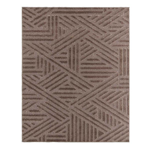 Tapete Sala Realce Trama 35 Taupe 4,00X5,00M