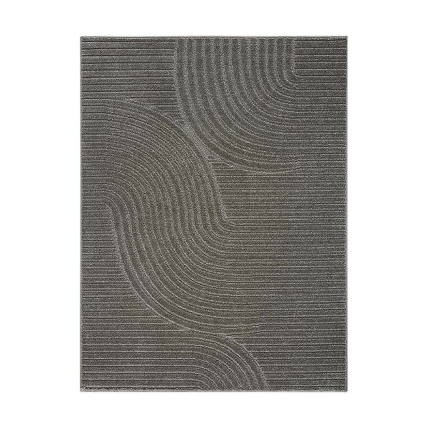 Tapete Sala Realce Sand 51 Cinza 4,00X5,00M