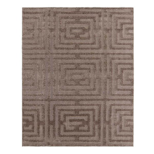 Tapete Sala Realce Eden 35 Taupe 4,00X5,00M