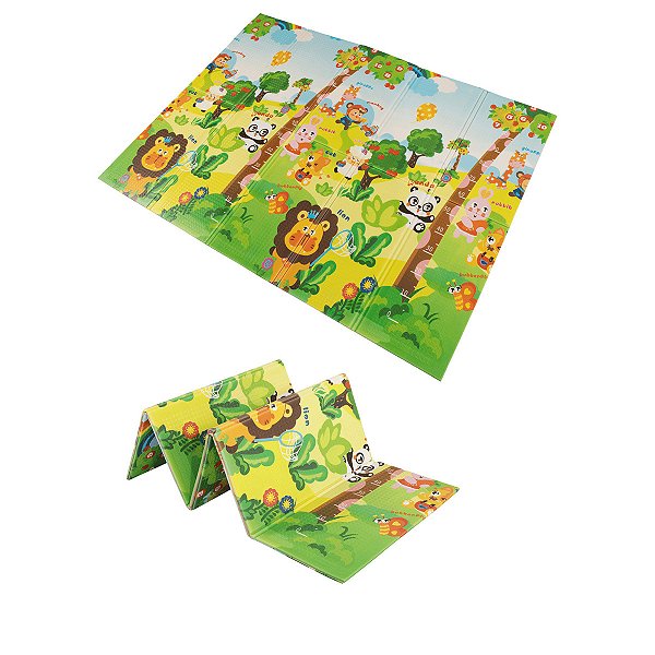 Tapete Tatame Infantil Dupla Face Selva 1,50X2,00M Kapazi