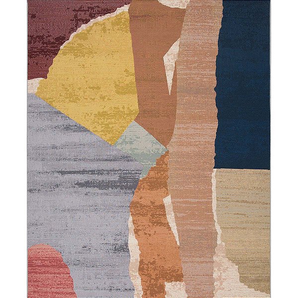 Tapete Sala Egípcio Paris 06 Colorido 2,00X2,50M Edantex