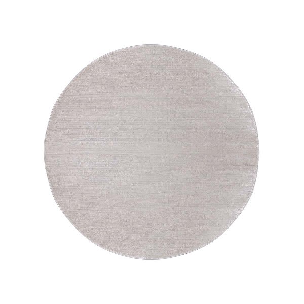 Tapete Sala Turco Glamour 01 Bege 2,00M Redondo Edantex