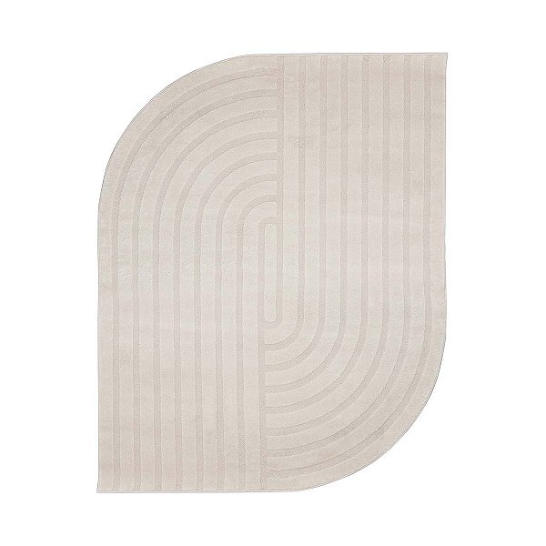Tapete Sala Turco Milano 01 Bege 1,40X2,00M Orgânico Edantex