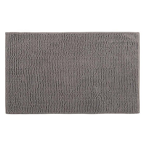 Tapete Banheiro Joy Bolinha Antiderrapante Cinza 0,40X0,60M Kapazi