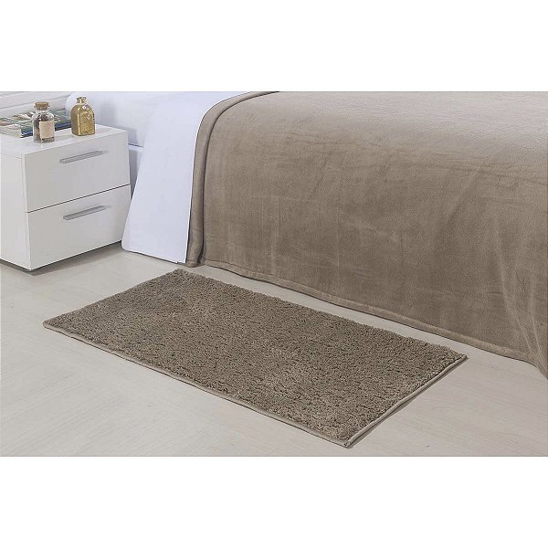 Tapete Beira de Cama Antiderrapante Classic Trigo 0,50X1,00M