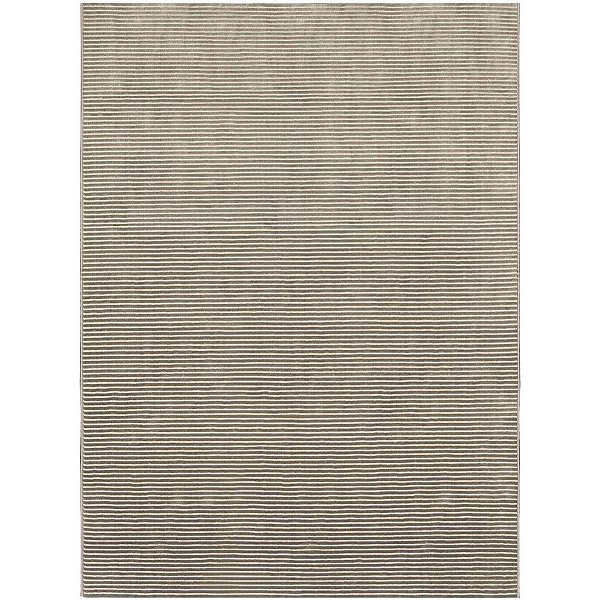 Tapete para Sala Sob Medida Chevron Prata - 3,35X4,80M