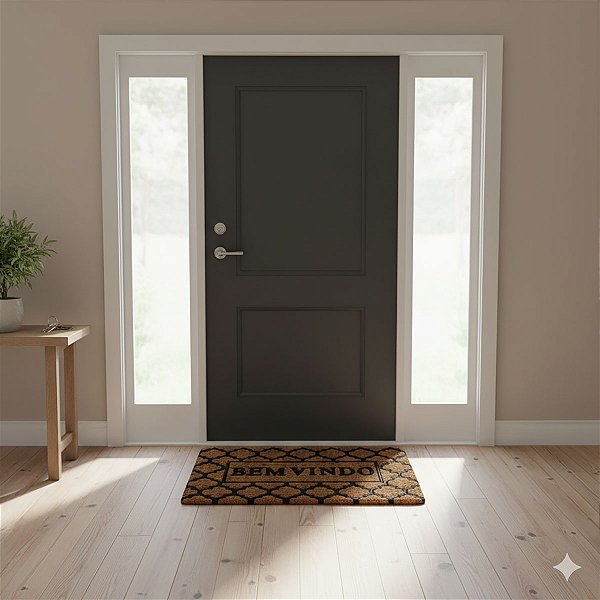 Capacho Antiderrapante Fibra de Coco 0,40X0,60M Panama 4