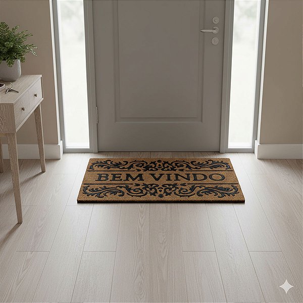 Capacho Antiderrapante Fibra de Coco 0,40X0,60M Panama 1