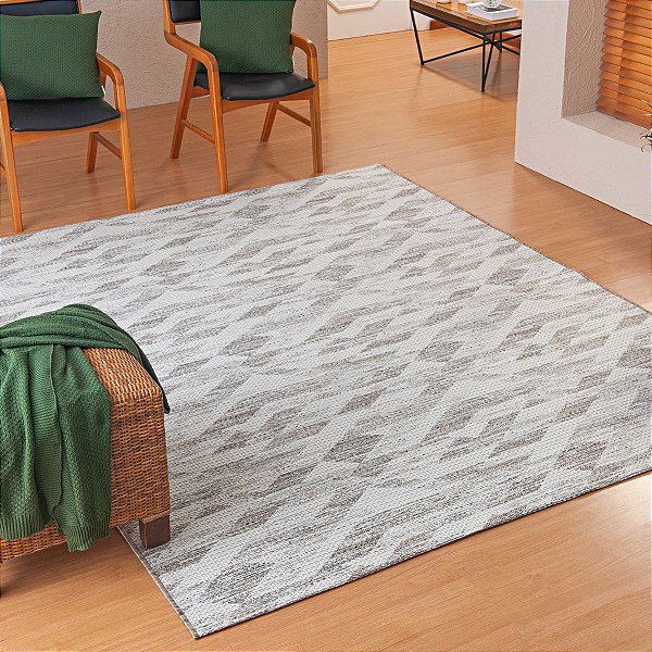 Tapete Sala Sisal Agave 250 Perola Marrom 2,00X2,50M