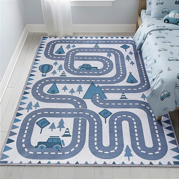 Tapete Infantil Atividade Educativo Dobrável Antiderrapante