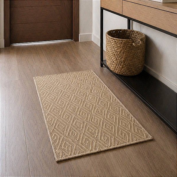 Tapete Sisal Sala Quarto Antiderrapante Riviere 0,50X0,80M