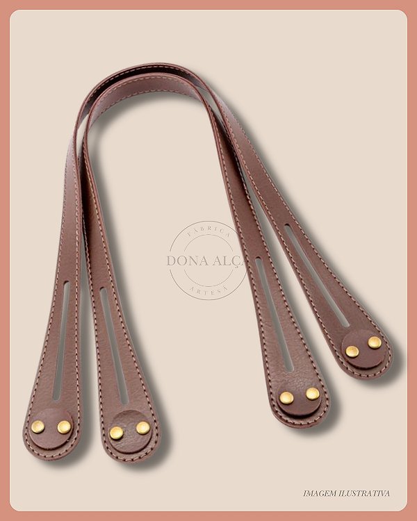 Alça Vintage para Bolsa - Café
