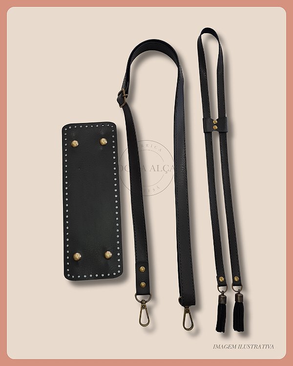 Kit para Bolsa Saco com Fundo Preto