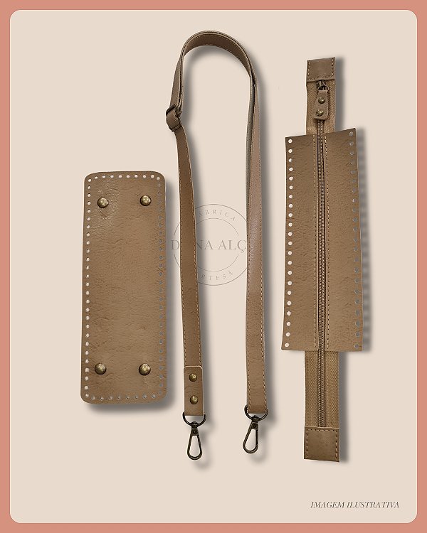 Kit para Bolsa Tiracolo M - Bege