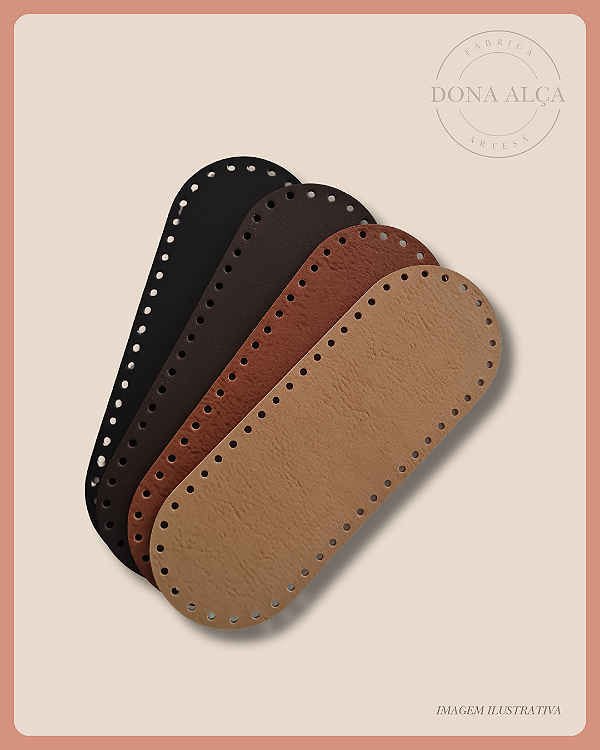 Fundo para Bolsa Oval M sem Bailarina (8x22)