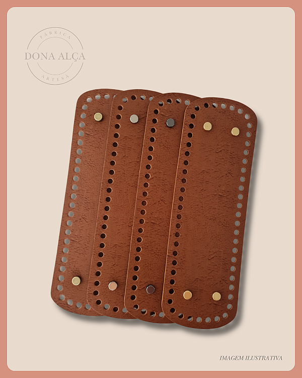 Fundo para Bolsa Retangular com Bailarina - Caramelo (10x30)