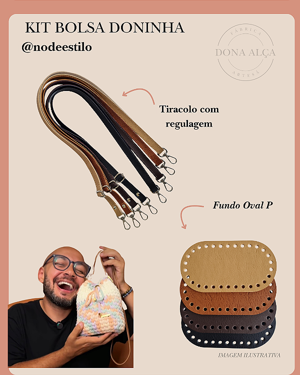 Kit de Acessórios ¨BOLSA DONINHA¨ @nodeestilo
