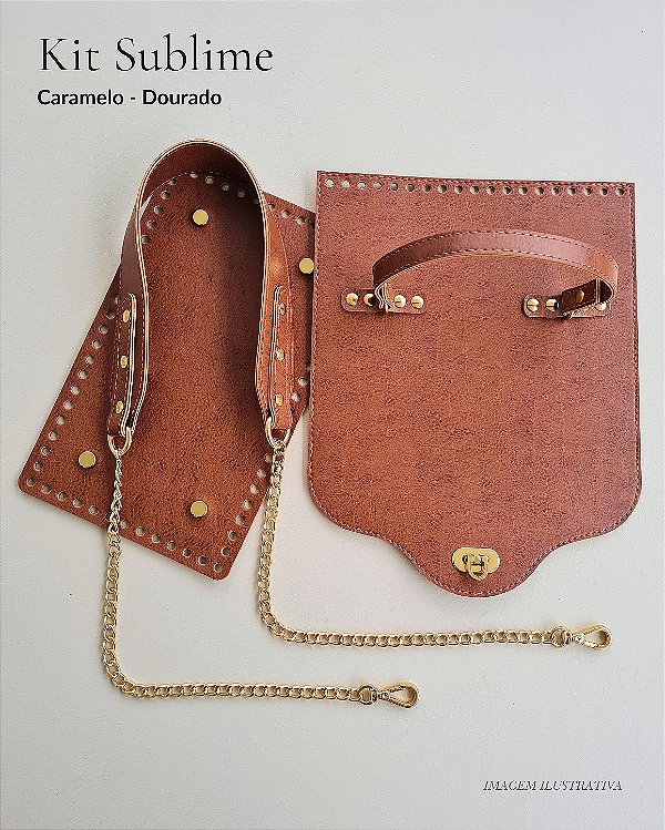 Kit Sublime - Bolsa Melina @manhasdecroche