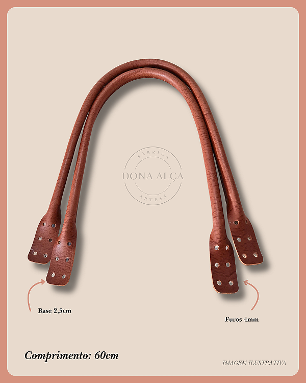 Alça Clássica M com furos - Linha Básica