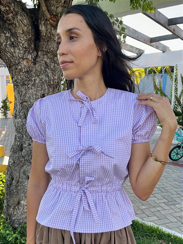 Blusa Ester Xadrez