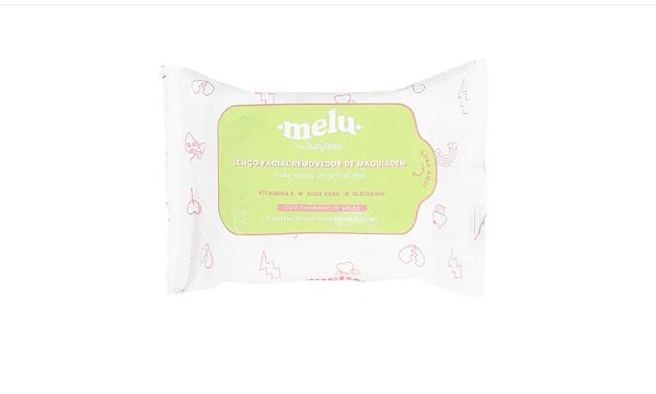 Lenço Facial Removedor De Maquiagem Melu