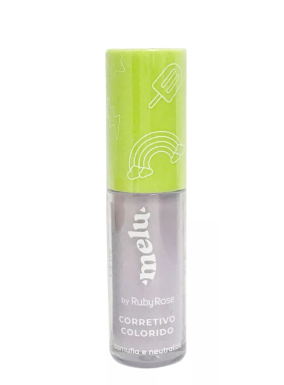 Corretivo Líquido Colorido Melu By Ruby Rose Lilás Cl02 5ml