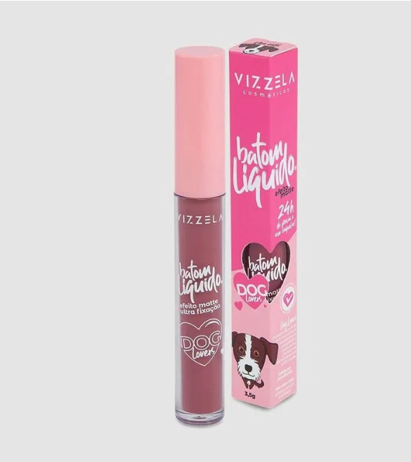 batom líquido vizzela - cor 04 vira lata
