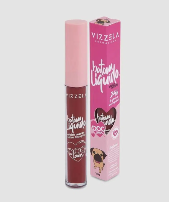 batom líquido vizzela - cor 10 pug