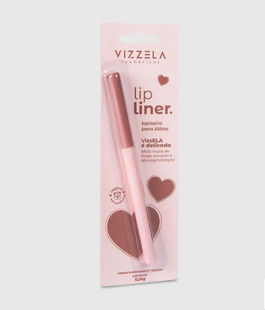 lapiseira labial 01 delicada - lipliner - vizzela