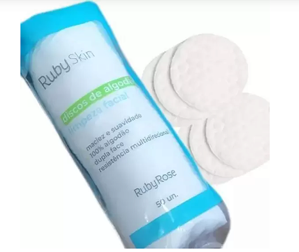 Disco de algodão ruby skin rubyrose - Ruby Rose