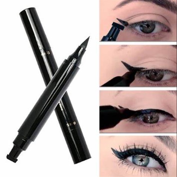 Caneta Delineadora + Gatinho 2 Em 1  Super Black - Lové Rain