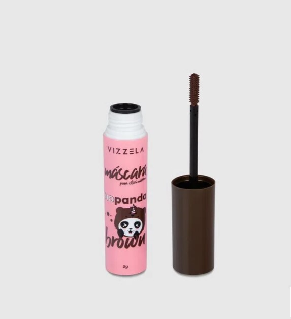 Máscara para cílios marrom - no panda brown vizzela