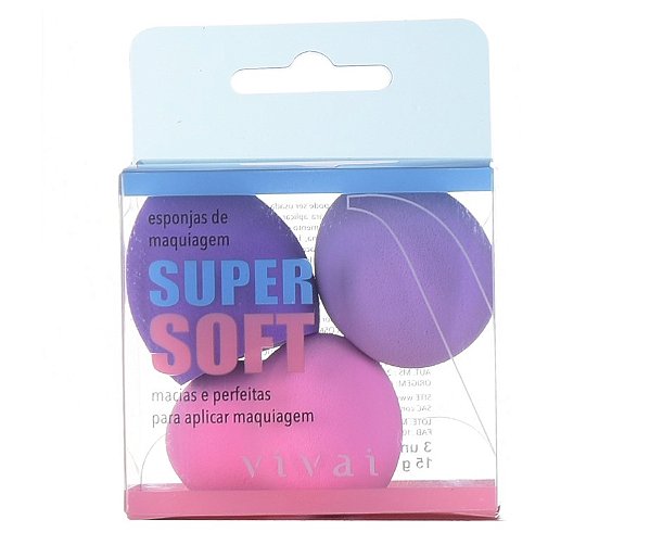 Kit 3 Esponjas Super Soft by Vivai