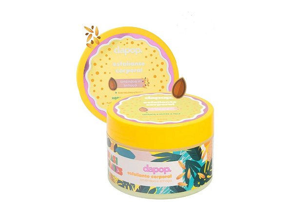 Esfoliante Corporal Perfumado Com Amêndoa e Linhaça by Dapop