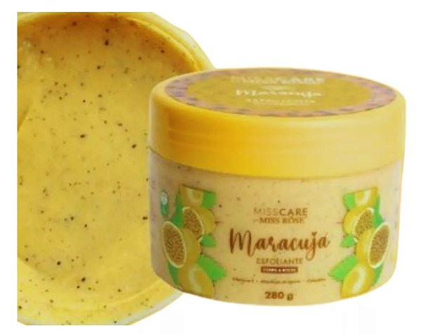 Esfoliante Corporal Miss Rose 280g Fragrância Maracujá