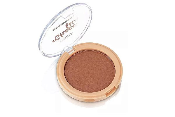 Choco Fun Bronzer Pó Compacto Fenzza cor - Cacau