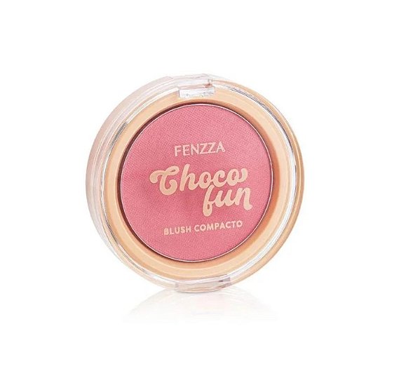 Blush Compacto Choco Fun (COR Ruby) - Fenzza