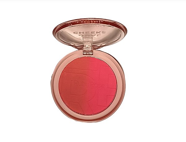 Dual Cheeks Blush Compacto Champagne/Peach Ruby Rose