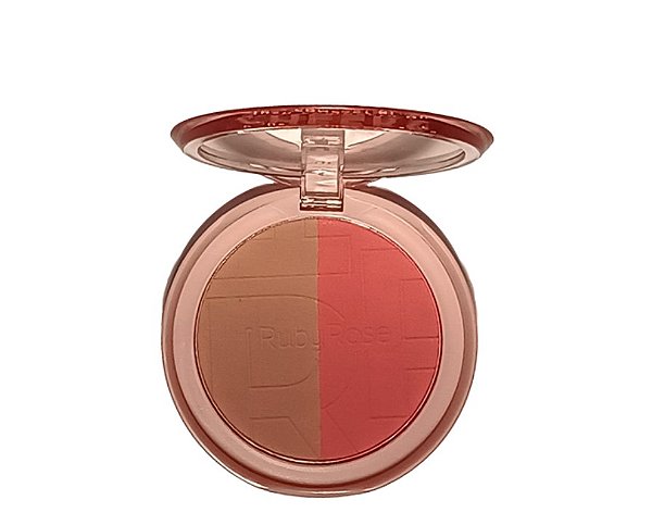 Dual Cheeks Blush Compacto Nectar/Scarlet Ruby Rose