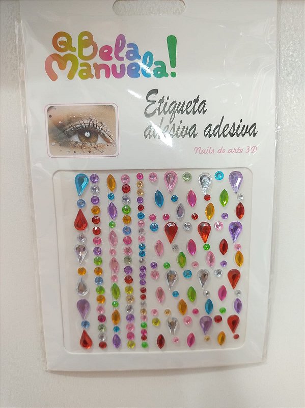 Adesivo Glitter Pedra Rosto Maquiagem Carnaval Festa