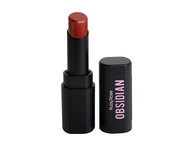 Batom Lipstick Cream Satin Obsidian - cor OCS04