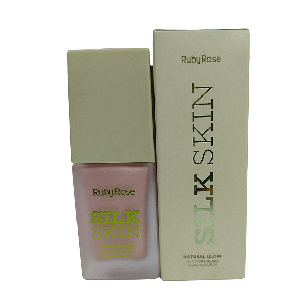 Iluminador Líquido Natural Glow Silk Skin (Cor Radiant Pink) by Ruby Rose