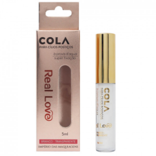 Cola para cilios Branca transparente Real Love