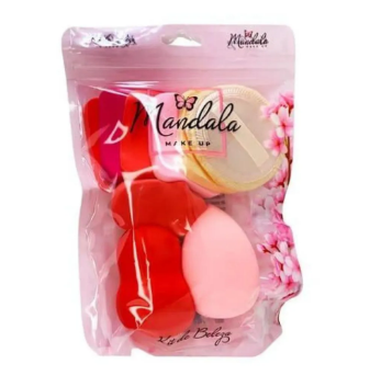 kit esponja para maquiagem Mandala